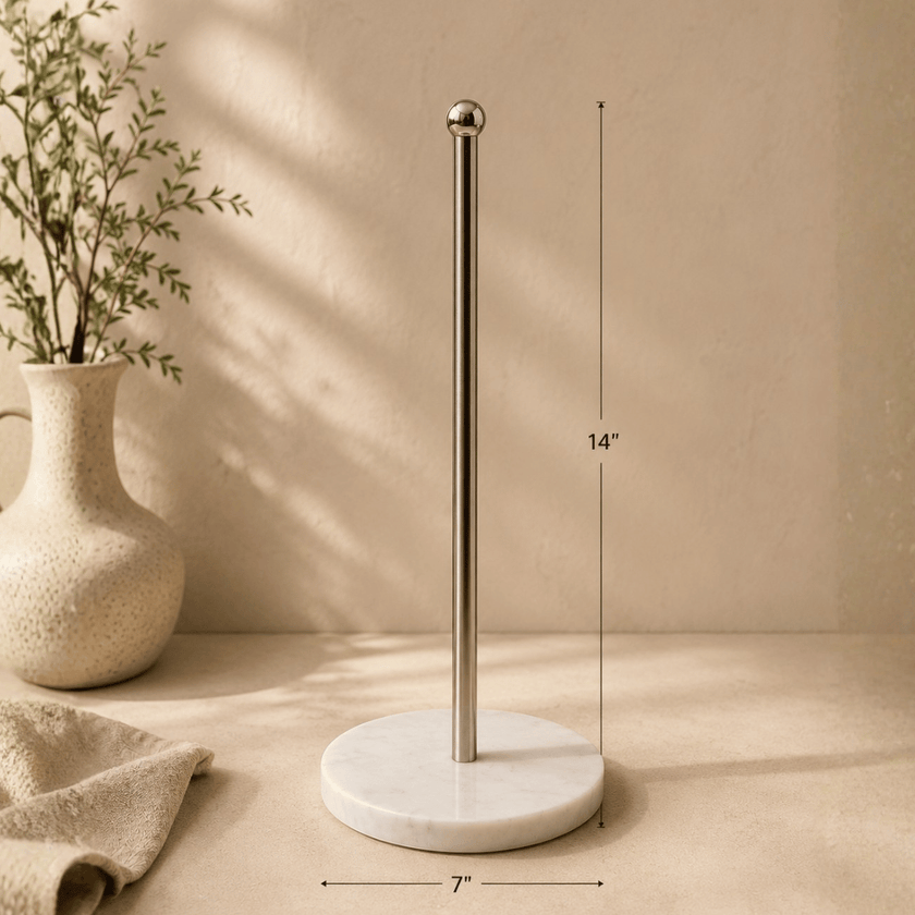 Marble Kitchen Roll Holder