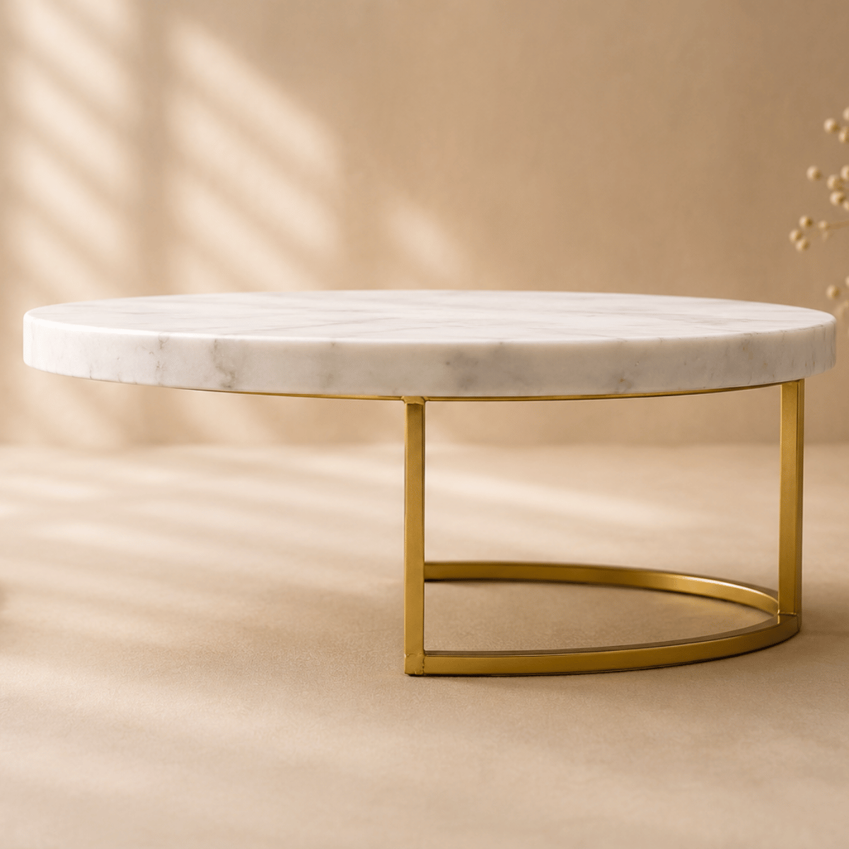 Marble Pedestal Serving Stands