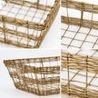 Set of 2 Wire Square Basket