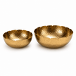 Hammered Gold Bowls (Set of 2)