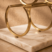 Marble & Iron Wine Rack
