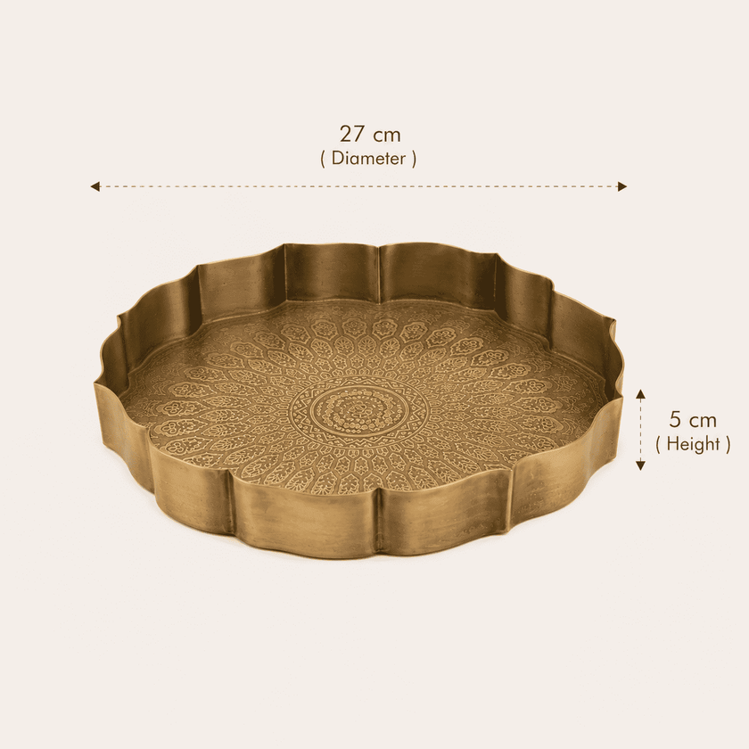Heritage Mandala Iron Tray
