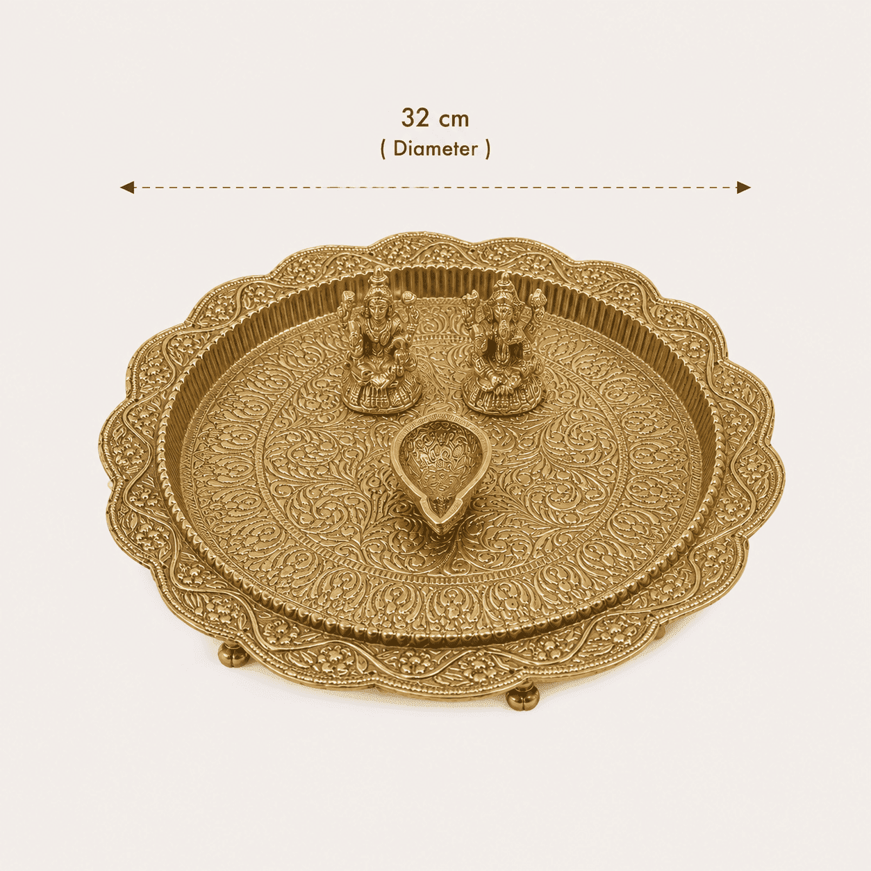 Lakshmi-Ganesh Pooja Thali
