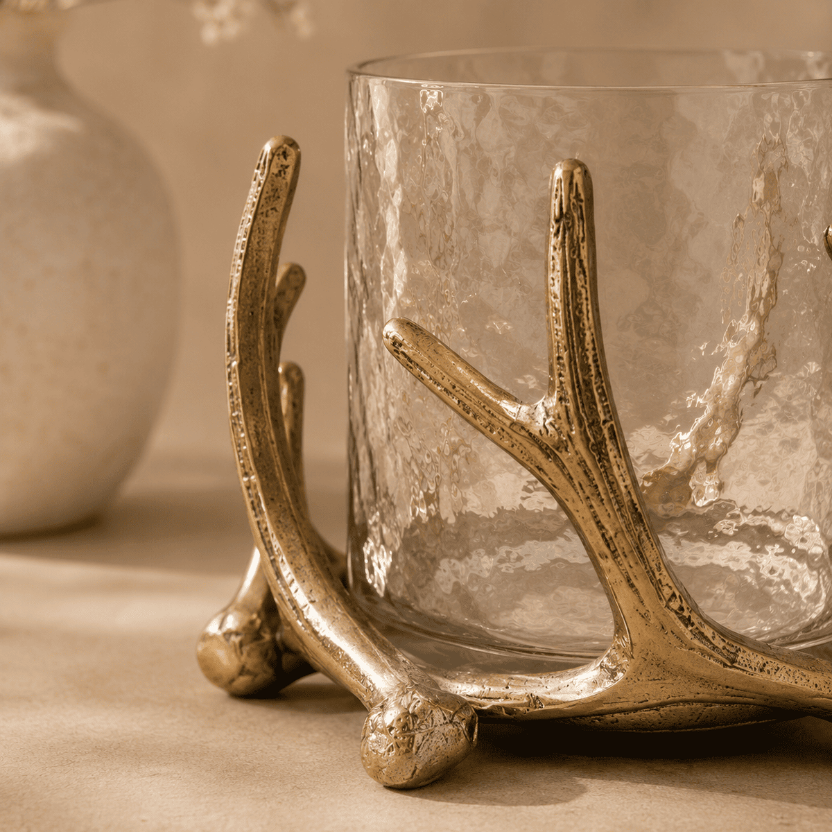 Antler Glow Candle Holders (Set of 2)