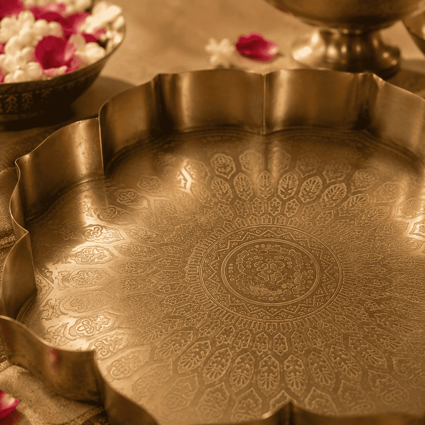 Heritage Mandala Iron Tray