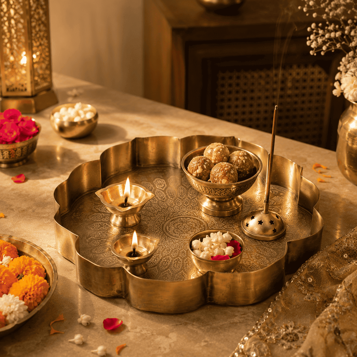 Heritage Mandala Iron Tray