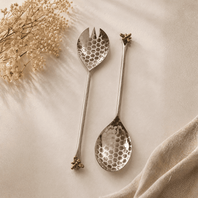 Honeycomb Salad Servers (Set of 2)