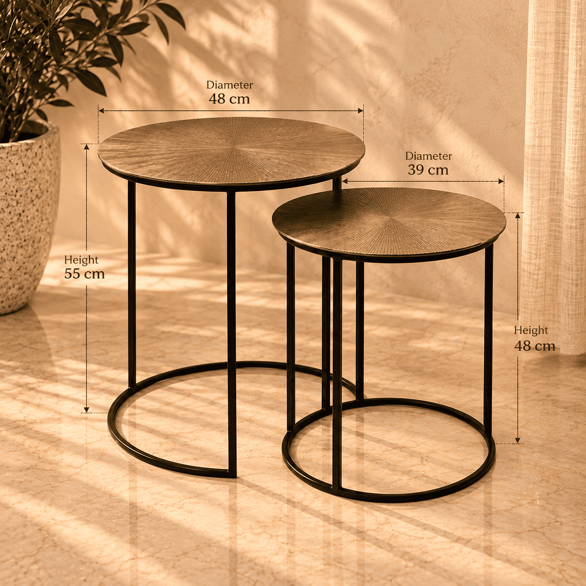Set of 2 Nesting Tables