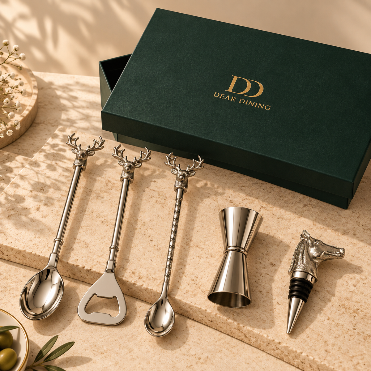The Stag Barware Gift Set