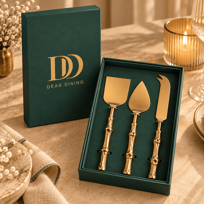Bamboo Cheese-Knives Gift Set