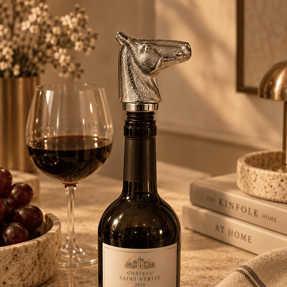 Horse Head Bottle Stopper