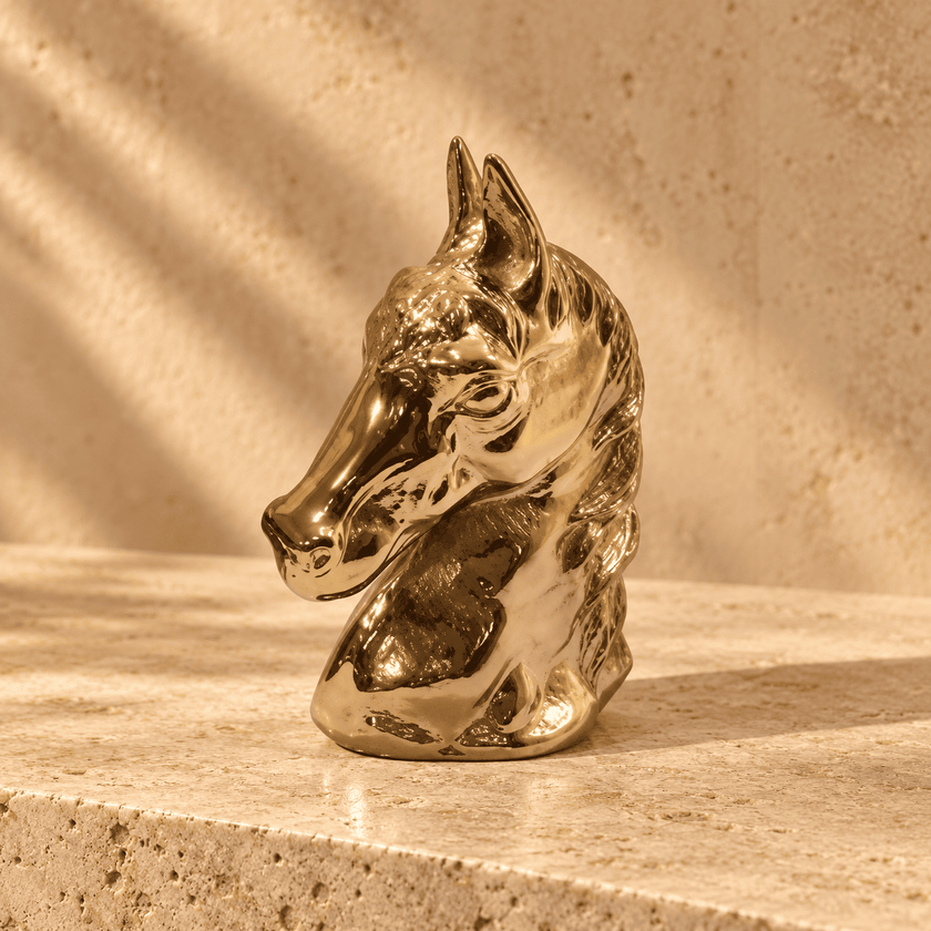 Horse Head Sculpture