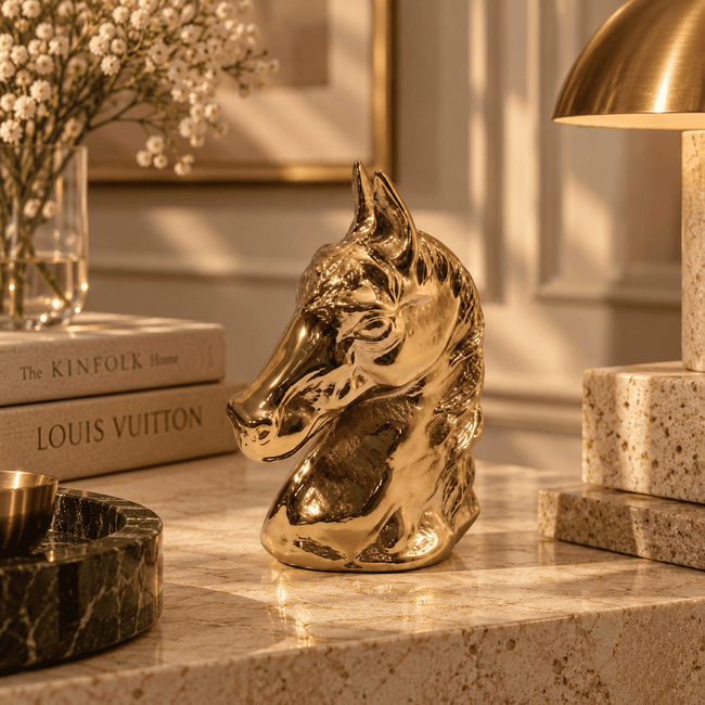 Horse Head Sculpture