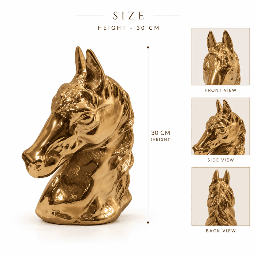 Horse Head Sculpture