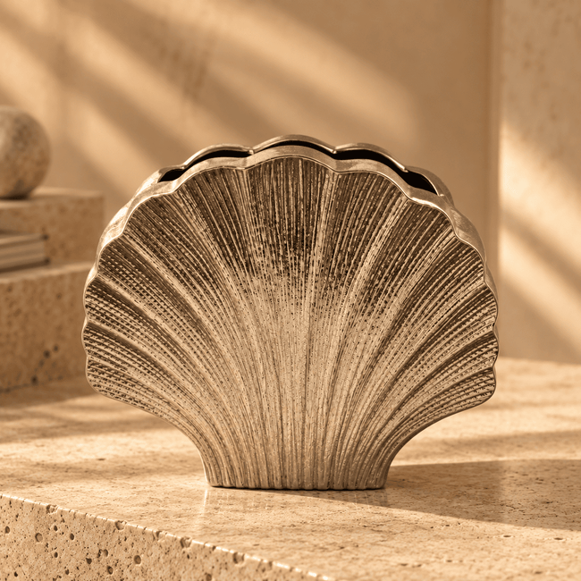Shell Sculptural Flower Vase