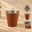 Luxe Leather Dustbin