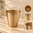 Hammered Iron Dustbin