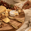 Feather Gold Cheese Knife Set – Set of 3