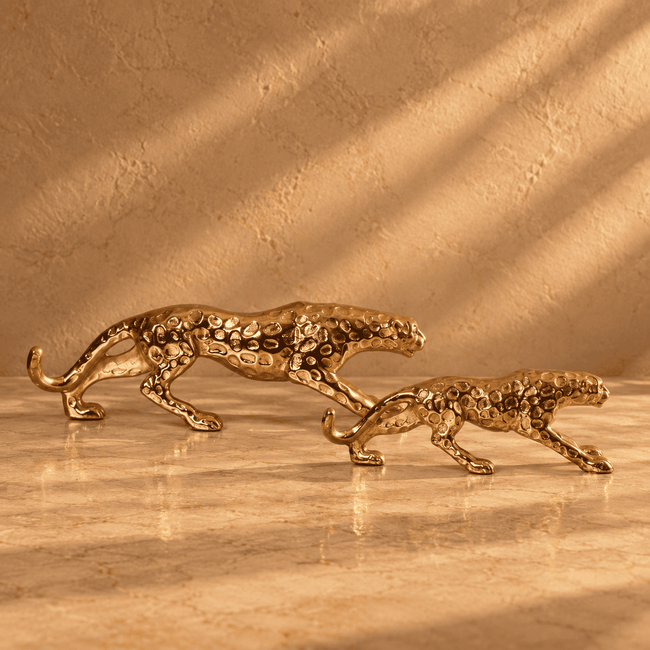 Spotted Leopard Figurine