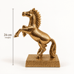 Gold Rearing Horse Decor – Set of 2