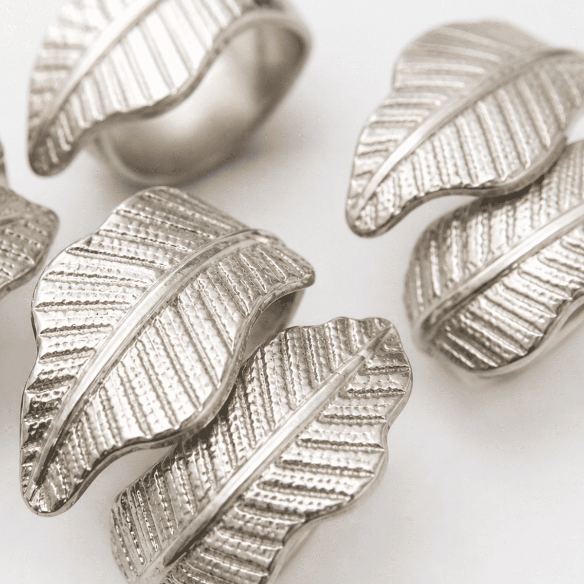 Leaf Napkin Rings (Set of 4)