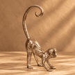 Silver Monkey Figurine