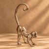 Silver Monkey Figurine